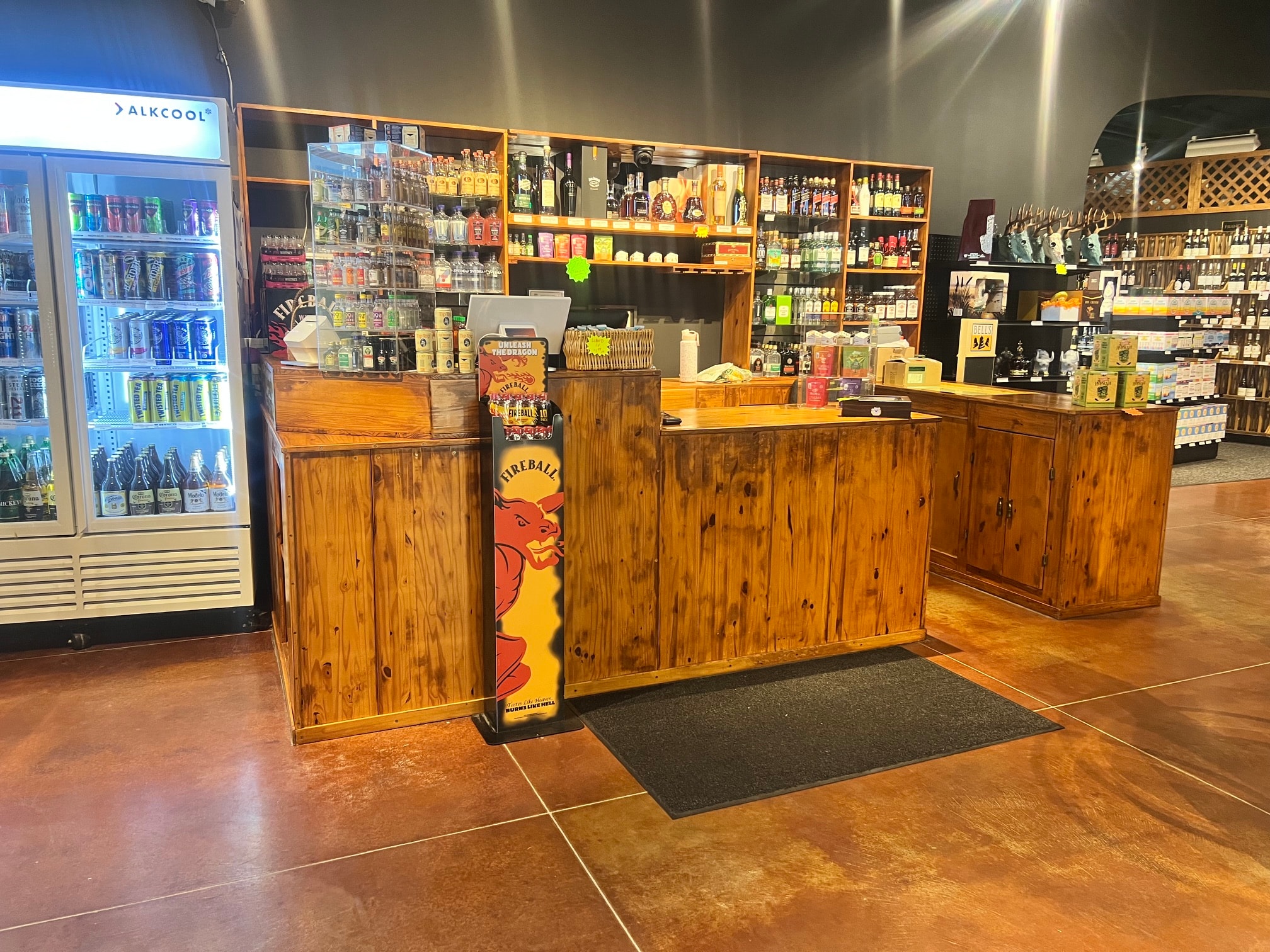 Store checkout counter